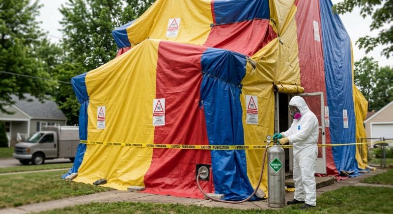 Termite Tenting in Asheville, NC
